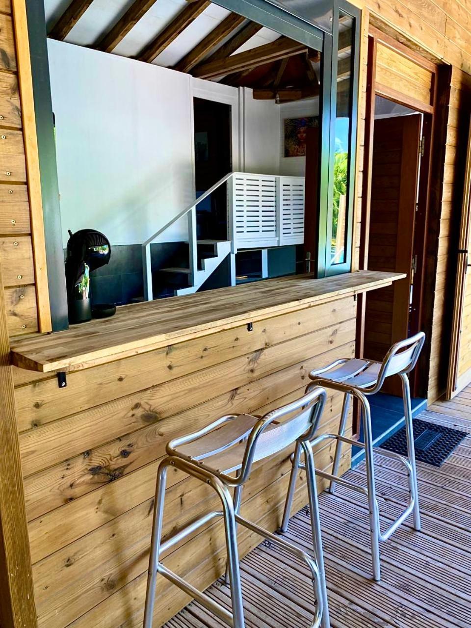 Charmant Bungalow Tout Confort Climatise - Terrasse Et Acces Plage ! Deshaies Exteriér fotografie